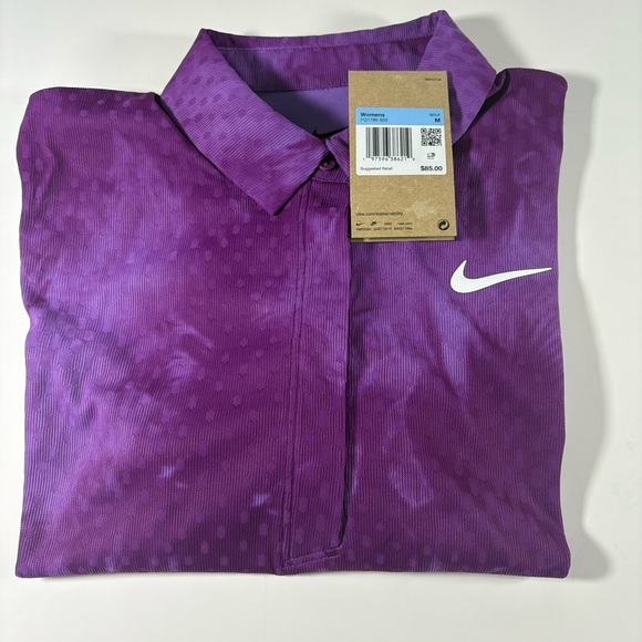 Women’s Nike Golf Victory Dri-Fit Print Polo Shirt Medium New With Tags MSRP $85 - Picture 3 of 4